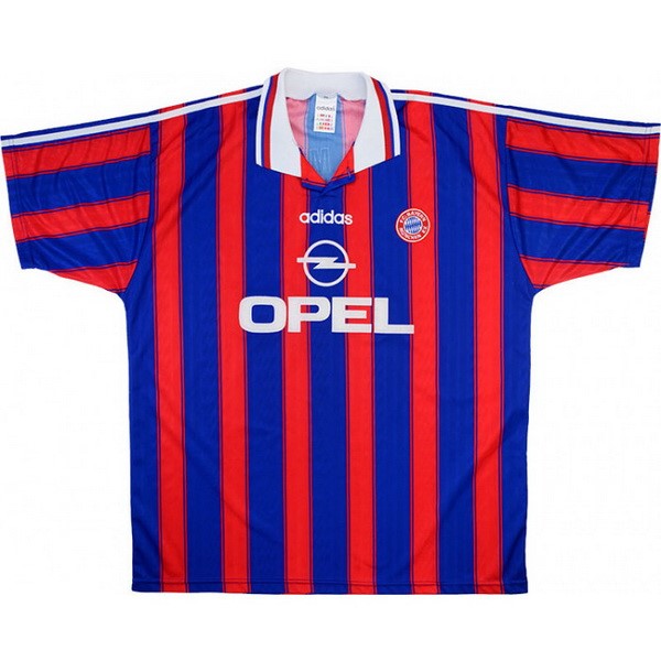 Camiseta Bayern Munich Primera Retro 1995 1997 Azul Rojo